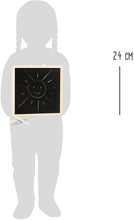 Detská tabuľa na kreslenie kriedou v kufríky