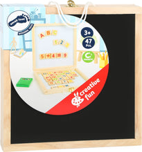 Detská tabuľa na kreslenie kriedou v kufríky