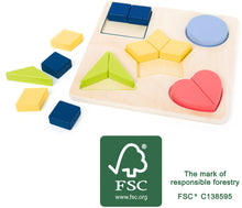 Drevené puzzle tvary