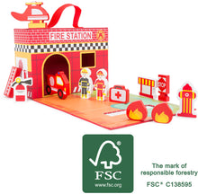 Sada požiarnici v kufríku