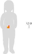 Skladacia kocka červeno-žltá 3