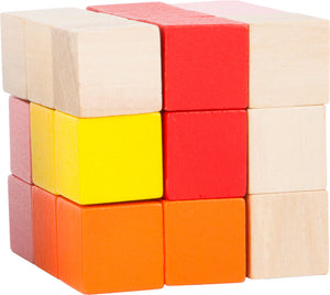 Skladacia kocka červeno-žltá 5