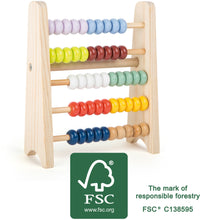 Malé drevené počítadlo pre deti