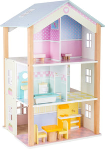 Drevený domček pre bábiky - otočný