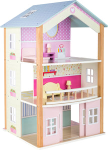 Drevený domček pre bábiky - otočný