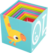 Stohovacie kocky africké zvieratká s číslami