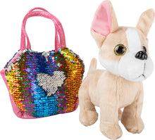 Psík Candy v kabelke pre deti