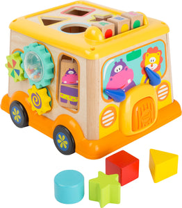 Drevená motorická hračka "Školský autobus"