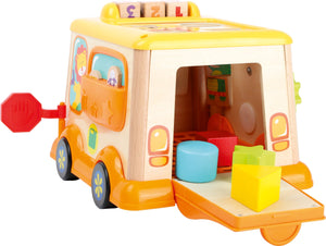 Drevená motorická hračka "Školský autobus"