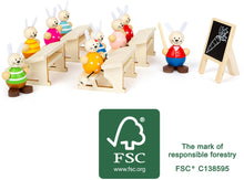 Drevená zajačia škola