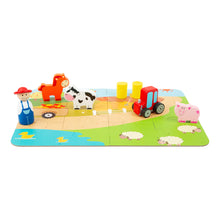 Drevené puzzle s postavičkami Farma 6