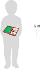 Hracie kocky a karty v drevenom boxe 3