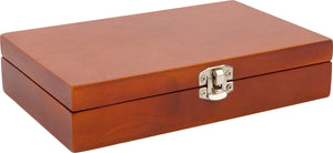 Hracie kocky a karty v drevenom boxe 4