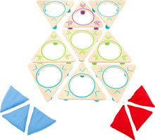 Hra "aktívne hádzanie vreciek"