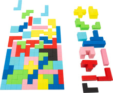 Tetris drevené puzzle