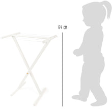 Drevený sušiak biely 3