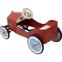 Kovové šliapací auto červené 4