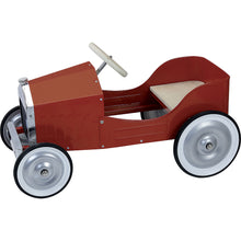 Kovové šliapací auto červené 2