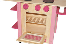 Kuchyňa "Všetko v jednom" ružová