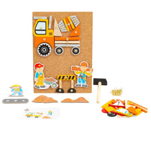 Drevené zatĺkanie ,,stavenisko"