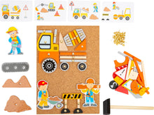 Drevené zatĺkanie ,,stavenisko"