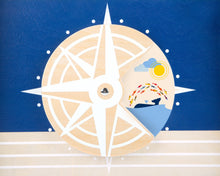 Drevené chodítko veľryba