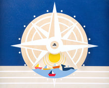 Drevené chodítko veľryba