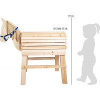 Drevený koník pre deti - hračka