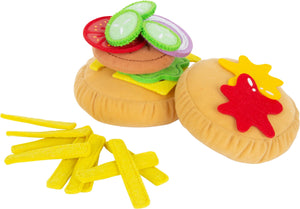 Hamburger s hranolkami