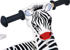 Drevený odrážací bicykel "Zebra"