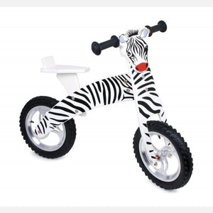 Drevený odrážací bicykel "Zebra"