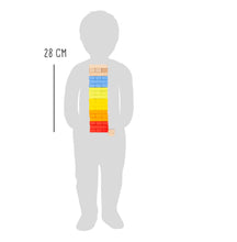 Drevená dúhová veža