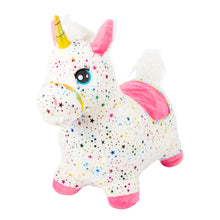 Skákací plyšový jednorožec s pumpičkou 4