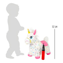 Skákací plyšový jednorožec s pumpičkou 5