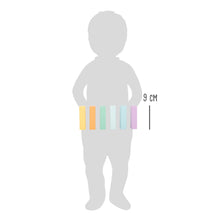 Pastelové drevené kocky