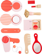 Retro sada na líčenie a úpravu vlasov