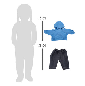 Oblečenie pre bábiky mikina a nohavice 2