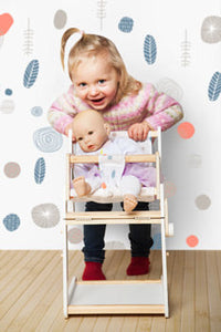 Detská stolička pre bábiky "Malá gombička"