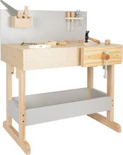 Detský pracovný stôl šedý s náradím 5