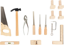 Detský pracovný stôl šedý s náradím 6