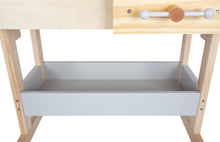 Detský pracovný stôl šedý s náradím 2