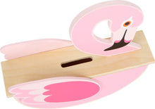 Drevená pokladnička ,,Plameniak"