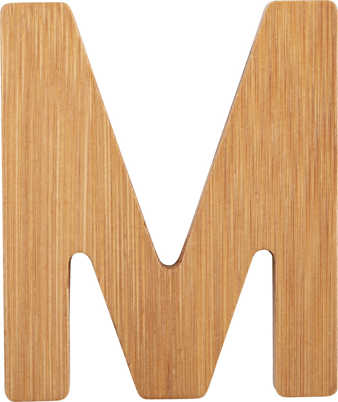 Bambusové písmeno M