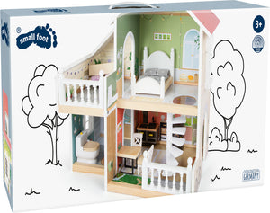 Drevený domček pre bábiky Vila 12