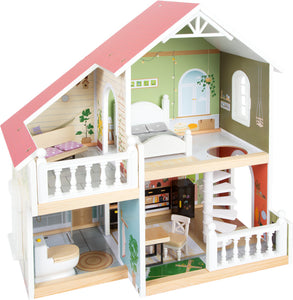 Drevený domček pre bábiky Vila