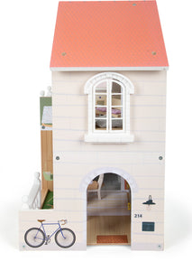 Drevený domček pre bábiky Vila 2