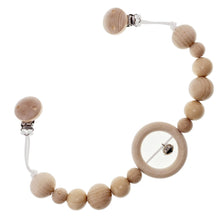 Retiazka na kočík s rolničkou prírodná dlhá 2