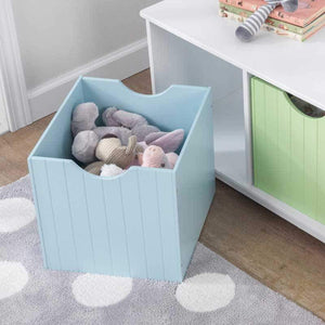 Pastelová lavica s úložnými boxmi - detský nábytok