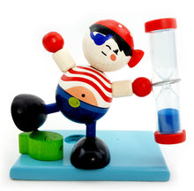 Pirátske presýpacie hodiny na meranie času čistenia zubov