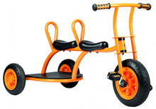 Trojkolka s dvomi sedačkami